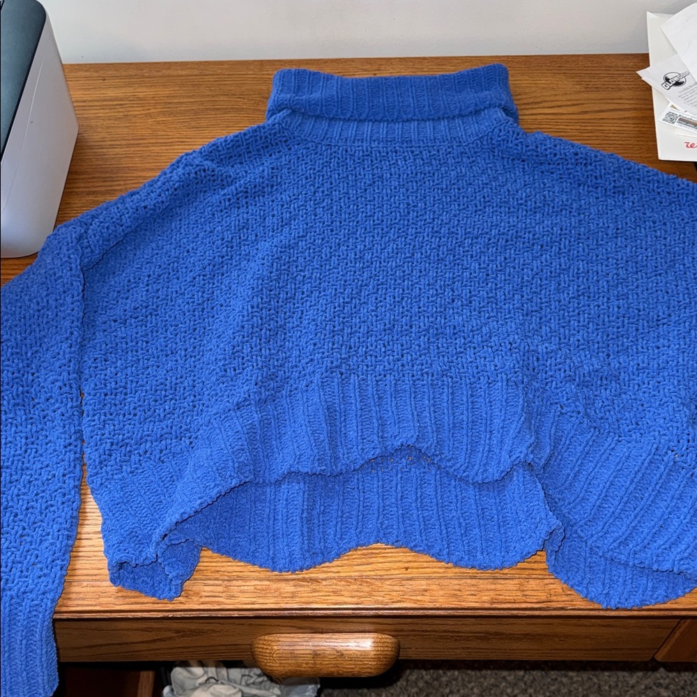 Moon & Madison Royal Blue Turtleneck Sweater